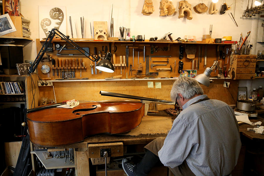 Luthier 1 Photograph by Andrew Fare
