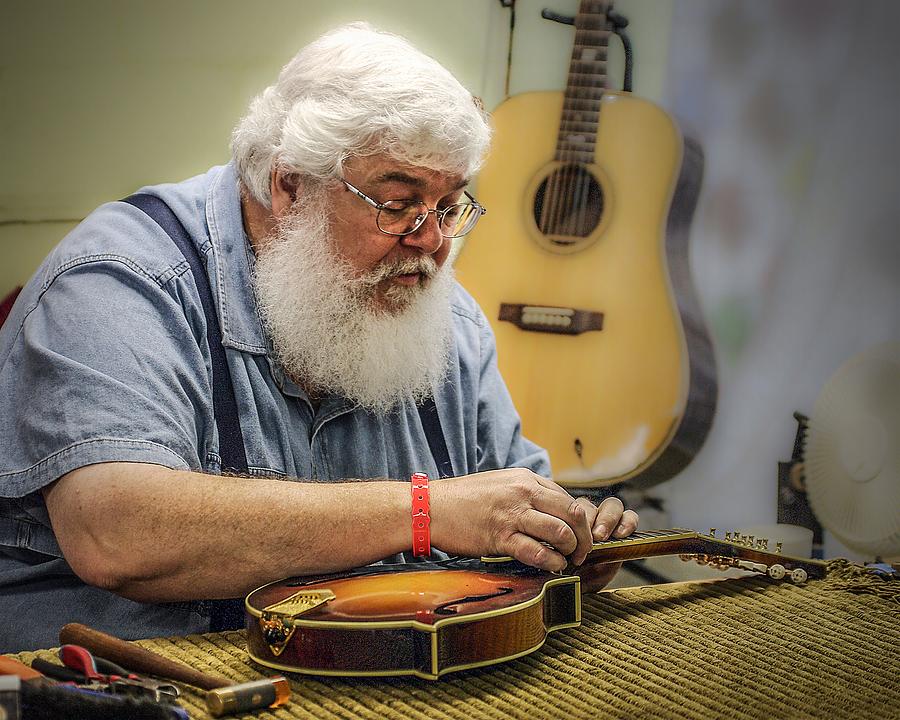 Luthier Photograph by Jim Mathis