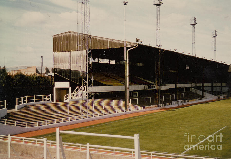 Luton Town - Kenilworth Road - Main Stand East Side 1 - 1970s Photograph by Legendary Football Grounds
