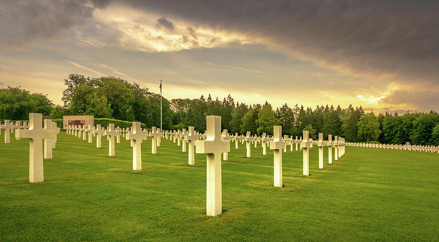 Luxembourg American Cemetery and Memorial Photograph by Andrew Matwijec