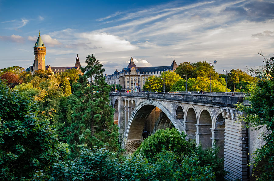 Bridge Photograph - Luxembourg by Viktor Lakics