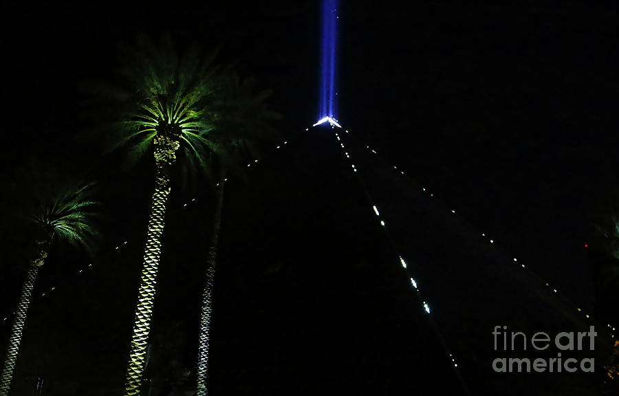 Luxor Beam me Up Photograph by Chuck Kuhn