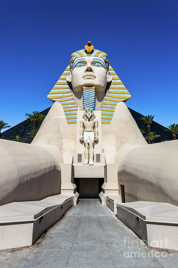 Las Vegas Photograph - luxor Casino Egyptian Sphinx Las Vegas by Aloha Art