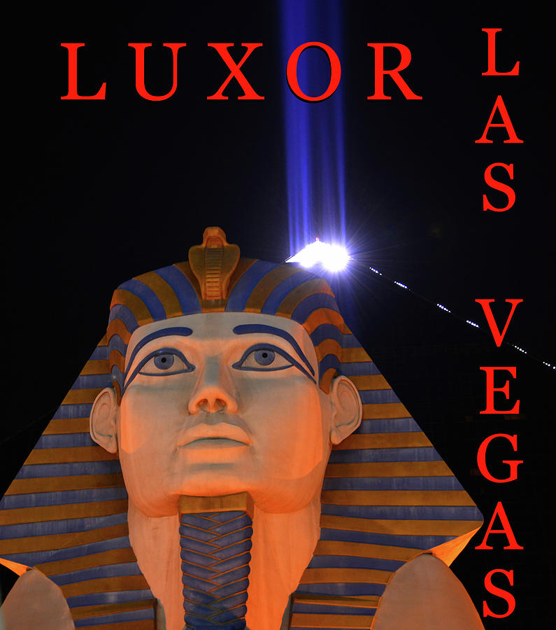 Luxor Las Vegas poster B Photograph by David Lee Thompson