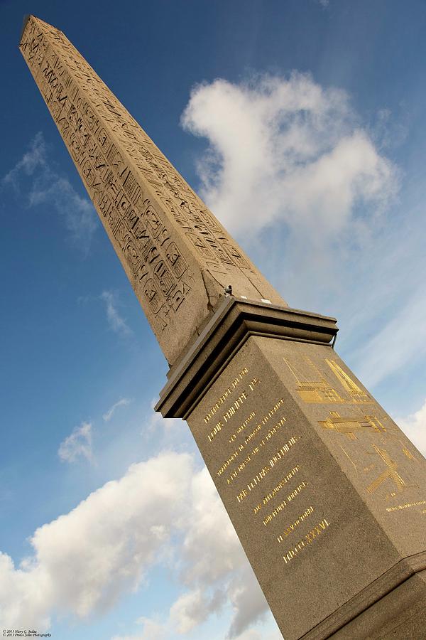Architecture Photograph - Luxor Obelisk by Hany J
