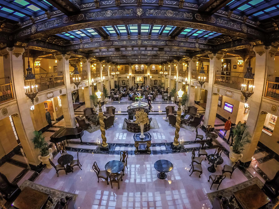 Luxury Histric Hotel Lobby Interior Photograph by Alex Grichenko