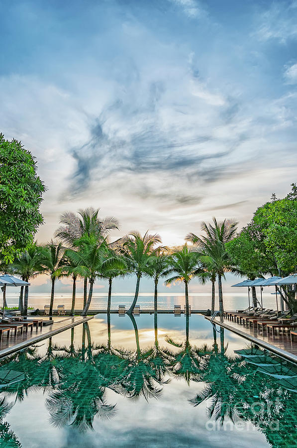 Luxury Pool in Paradise Photograph by Antony McAulay