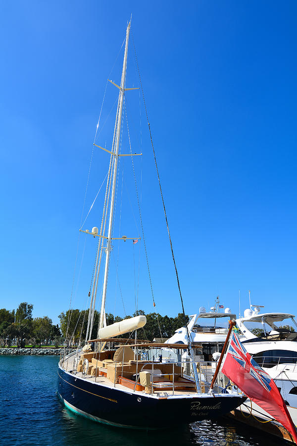 Luxury Sailboat For Hire Photograph by Robert VanDerWal