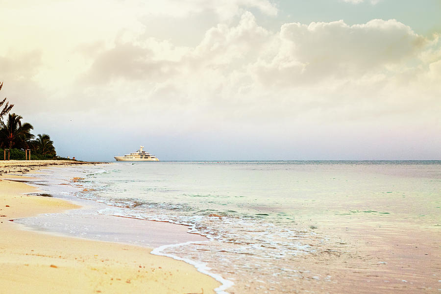 Luxury Yacht on Caribbean Sea Photograph by Good Focused