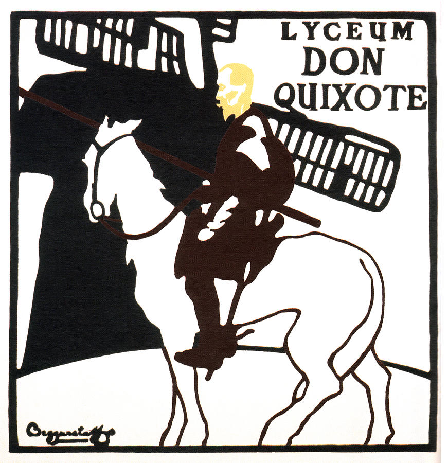 Lyceum Don Quixote - Theatre - Vintage Advertising Poster Mixed Media