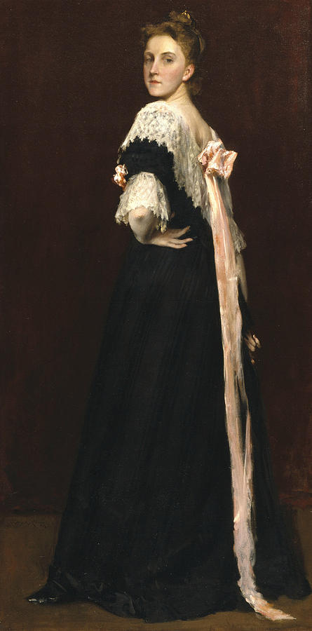 Lydia Field Emmet Painting by William Merritt Chase