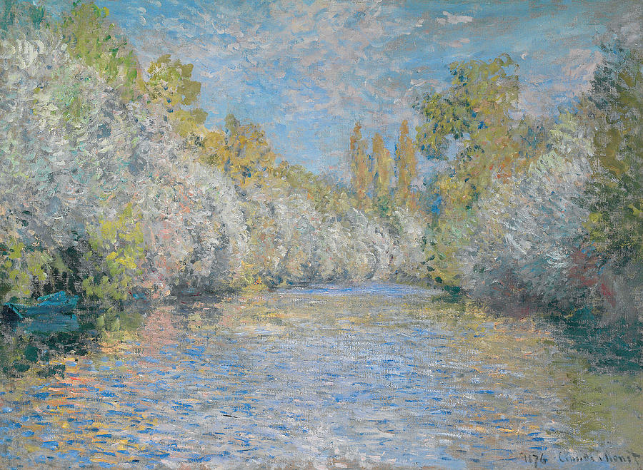 LYerres pres de Montgeron Photograph by Claude Monet