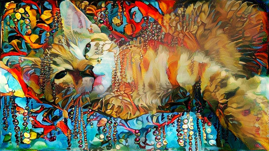Lying Cat Digital Art by Bruce Rolff