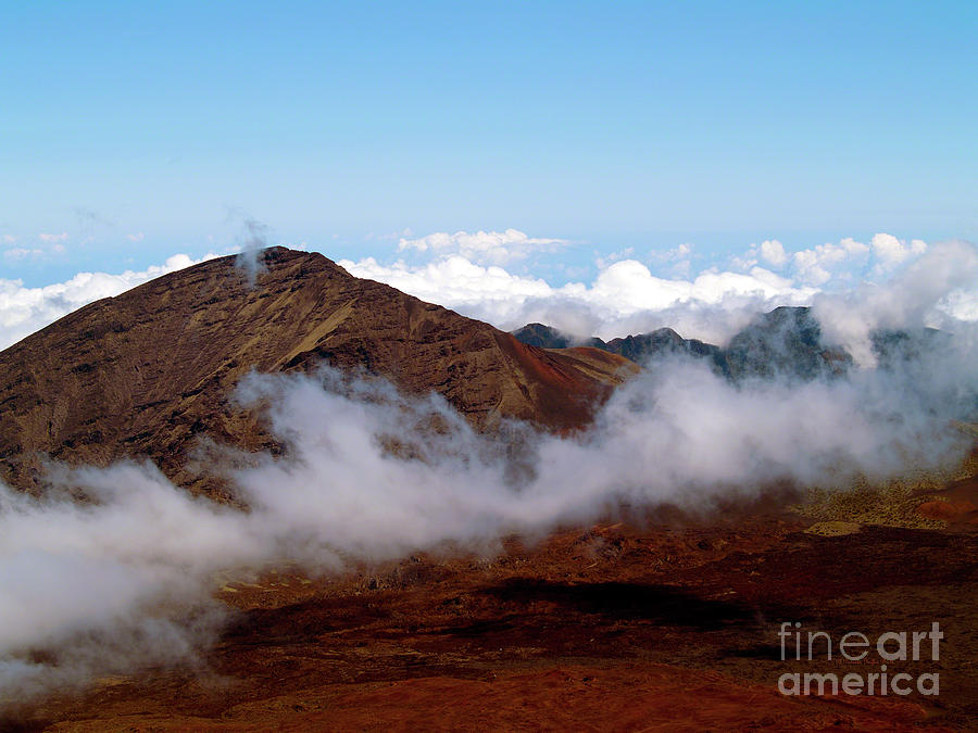 Lying Dormant in the Clouds I- Haleakala Photograph by Patricia Griffin Brett