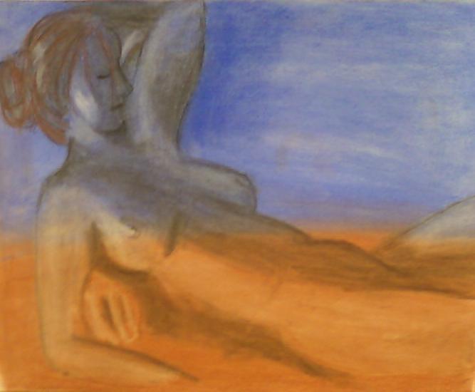 Orange Pastel - Lyinginthedesert by Jessica Conoley Giraitis Orange Pastel - Lyinginthedesert by Jessica Conoley Giraitis