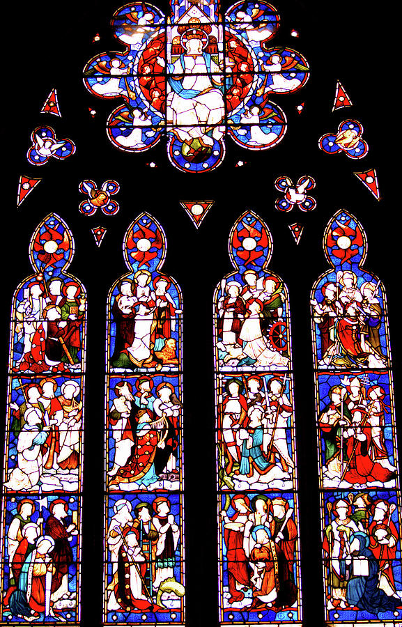 Lyndhurst Church Transept Window Photograph by Richard Denyer