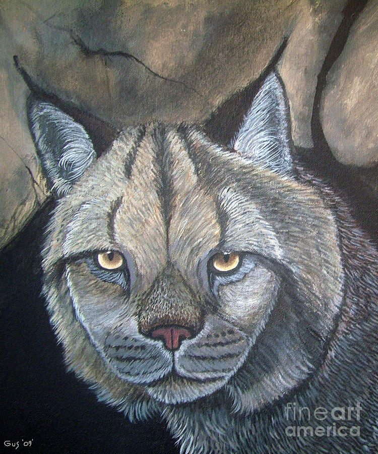 Nature Painting - Lynx by Nick Gustafson