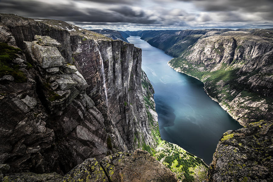 Nature Photograph - Lysefjord from Kjerag - Norway - Landscape photography by Giuseppe Milo