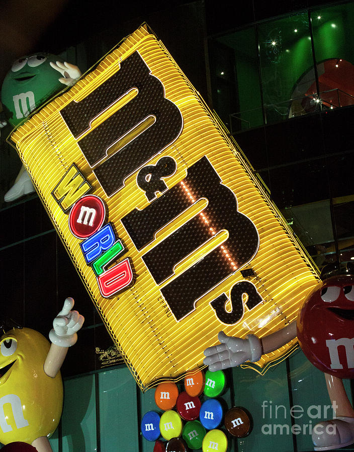 M and M Sign Photograph by Linda Phelps