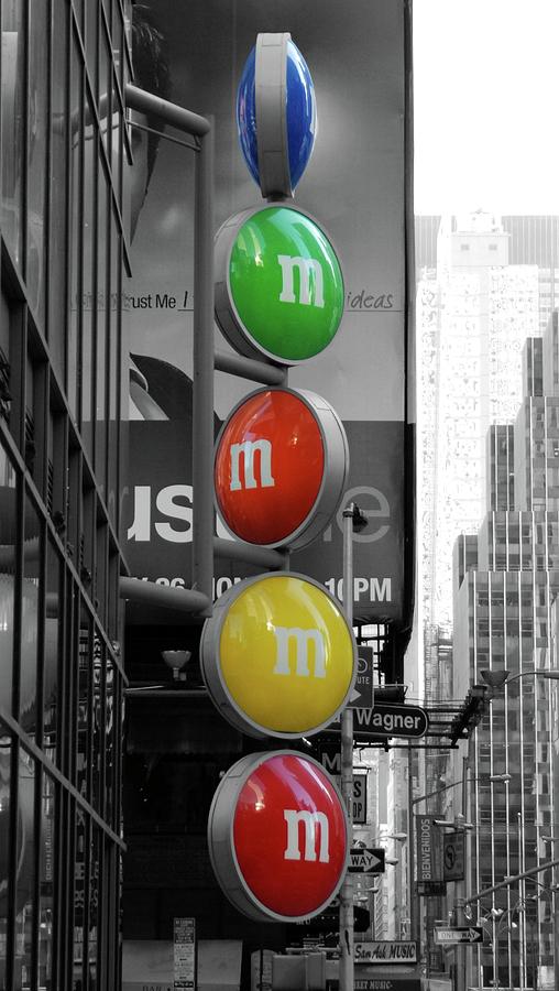 M and Ms In New York City Photograph by Angie Tirado