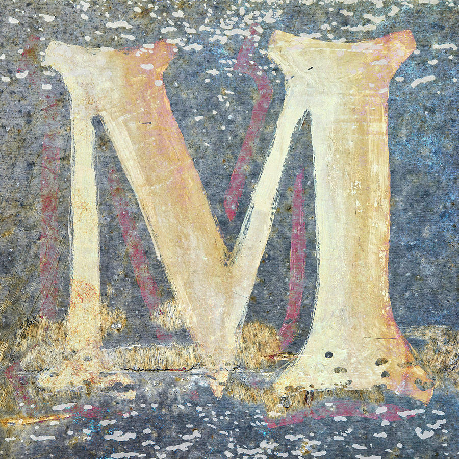 M is for Monet Mixed Media by Carol Leigh