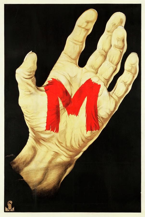 M theatrical poster 1931 Photograph by David Lee Guss