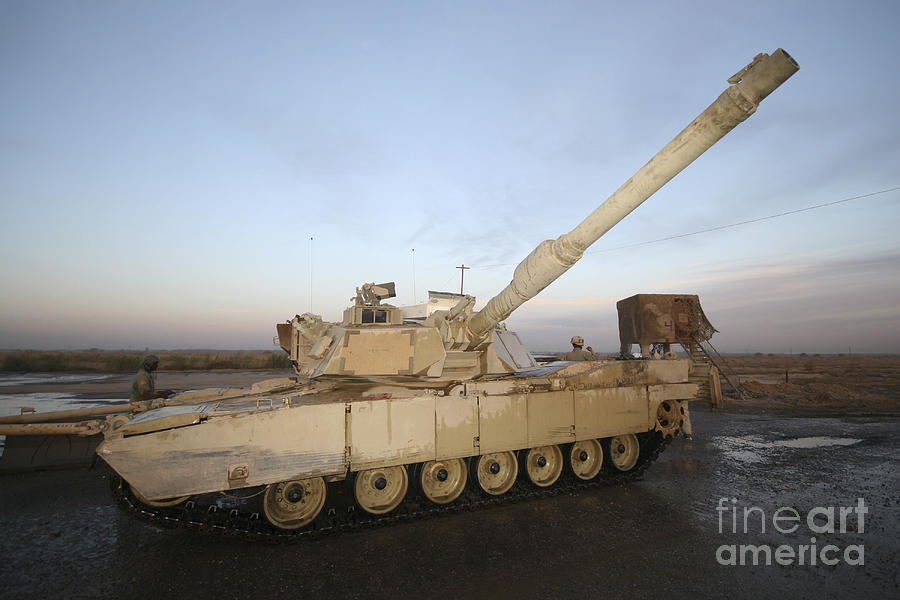 M1 Abrams Tank At Camp Warhorse Photograph by Terry Moore
