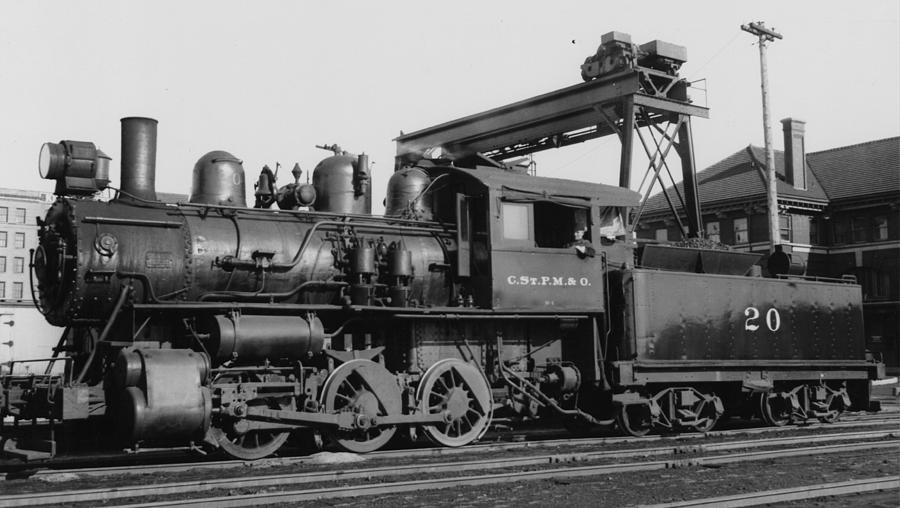M1 Steam Engine in Sioux City  Photograph by Chicago and North Western Historical Society