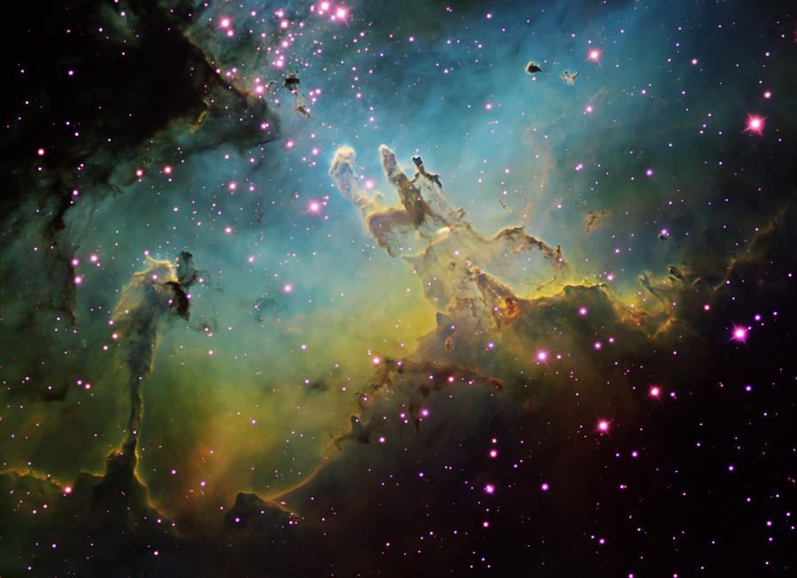 Space Photograph - M16 The Eagle Nebula by Ken Crawford