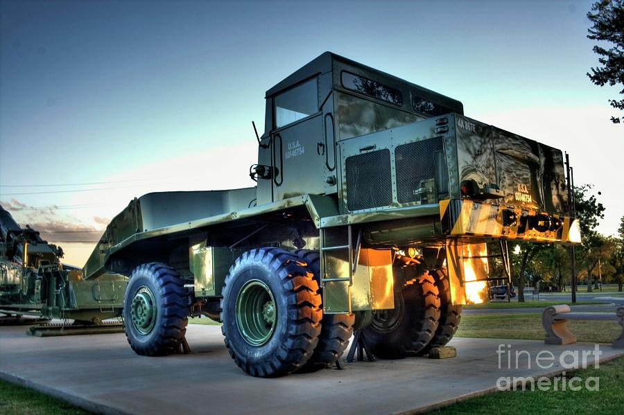 Transportation Photograph - M250 Rear Lifting Truck  by Tony Baca