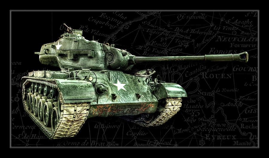 M26 Pershing Tank BK BG Photograph by Weston Westmoreland