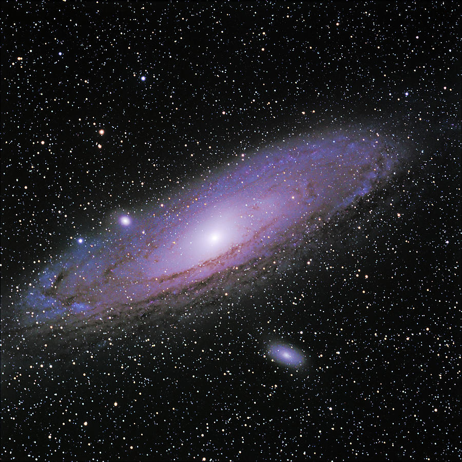 M31-- The Andromeda Galaxy Photograph by Alan Vance Ley