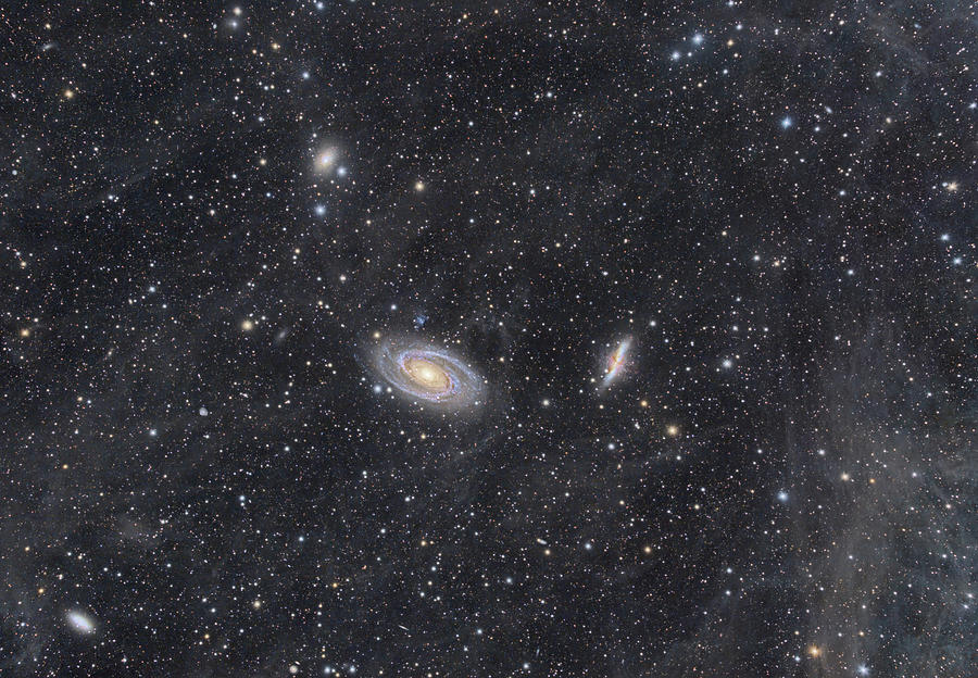Space Photograph - M81 and M82 Widefield by Dennis Sprinkle