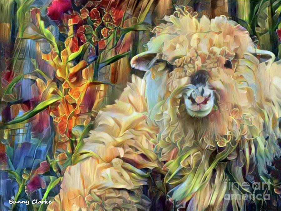 Maaa-gical Sheep Digital Art by Bunny Clarke