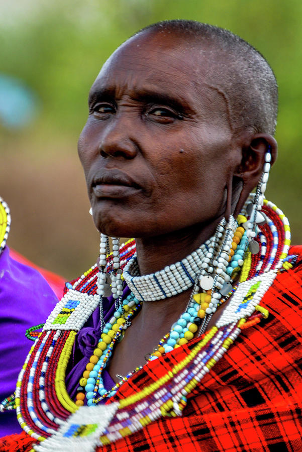 Maasai Woman Photograph by Marilyn Burton