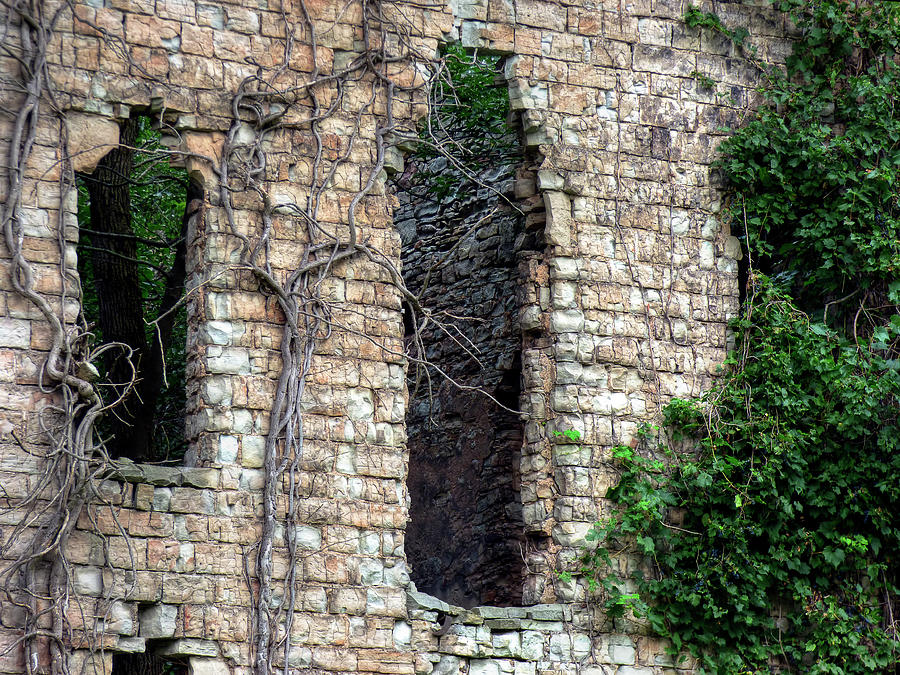 Mabee Mill Ruins - Royalton NY Photograph by Leslie Montgomery