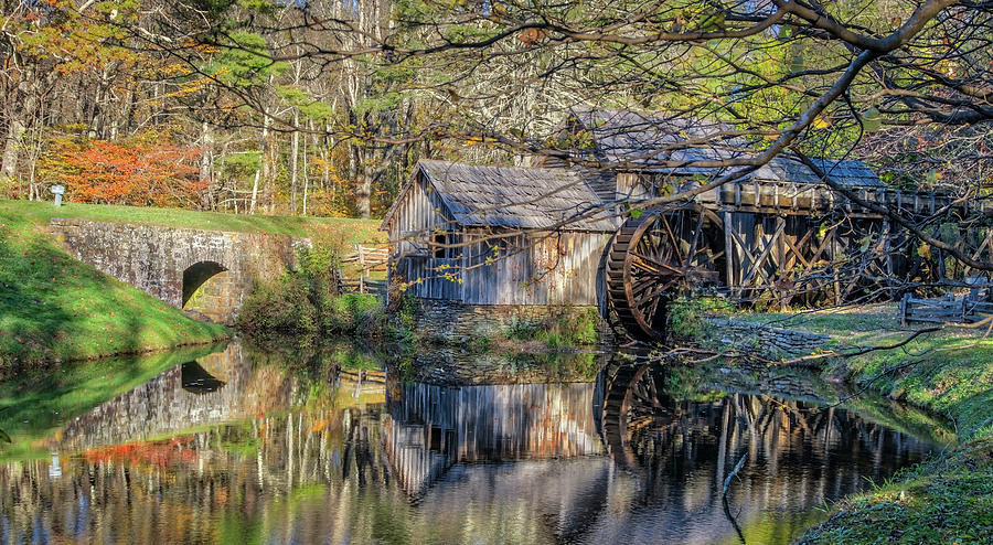 Mabry Grist Mill Photograph by Jane Luxton