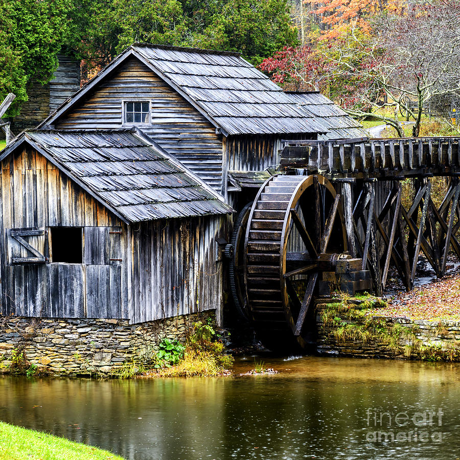 Mabry Mill along the Blue Ridge Parkway Photograph by Thomas R Fletcher