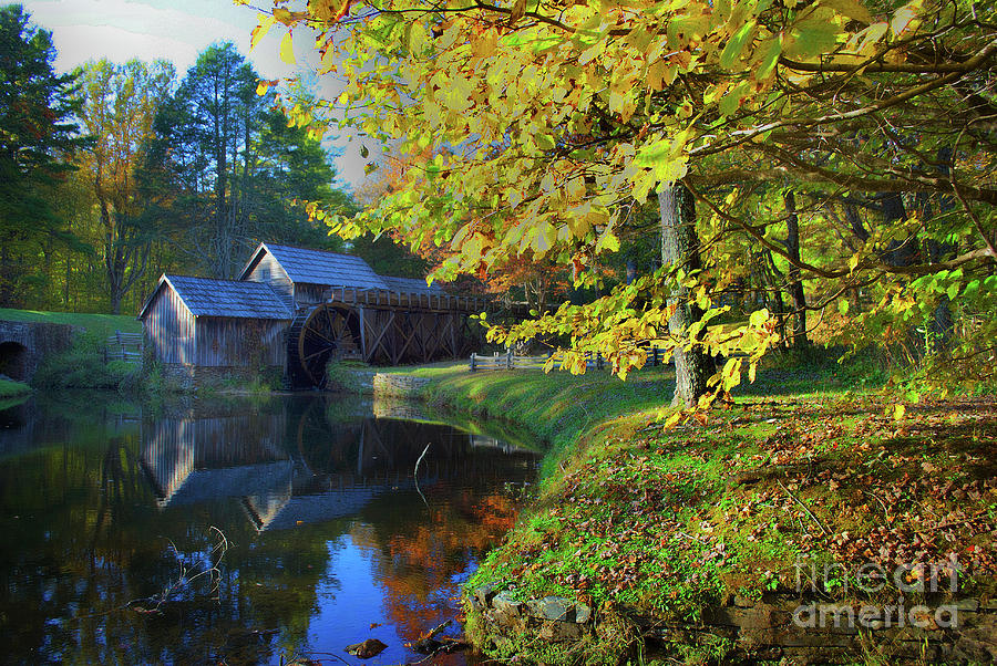 Mabry Mill Dreamy Photograph by Skip Willits