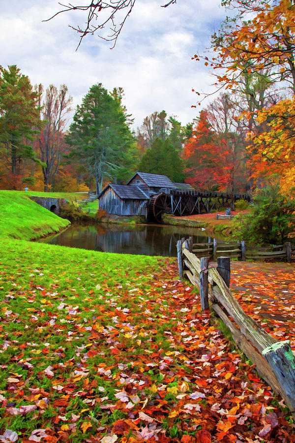 Mabry Mill in Autumn II Photograph by Amy Jackson - Fine Art America