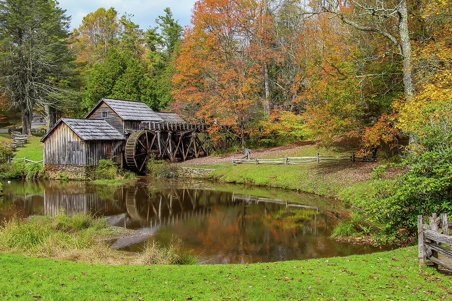 Mabry Mill in Fall 1 Photograph by Kevin Craft