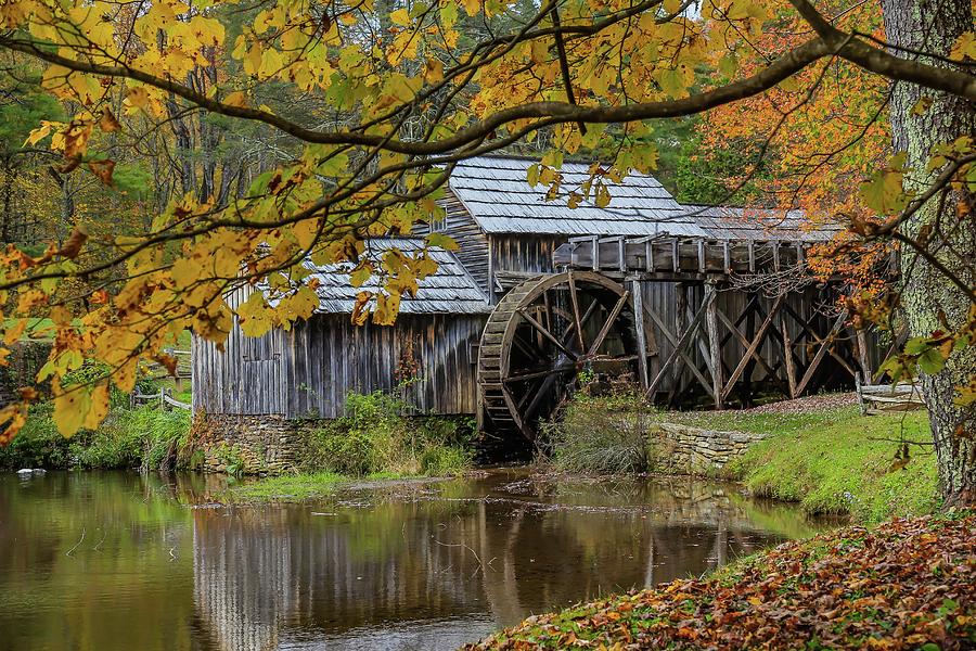 Mabry Mill in Fall 3 Photograph by Kevin Craft