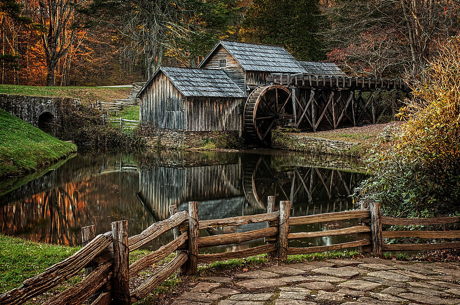 Tree Photograph - Mabry Mill by Ken Smith