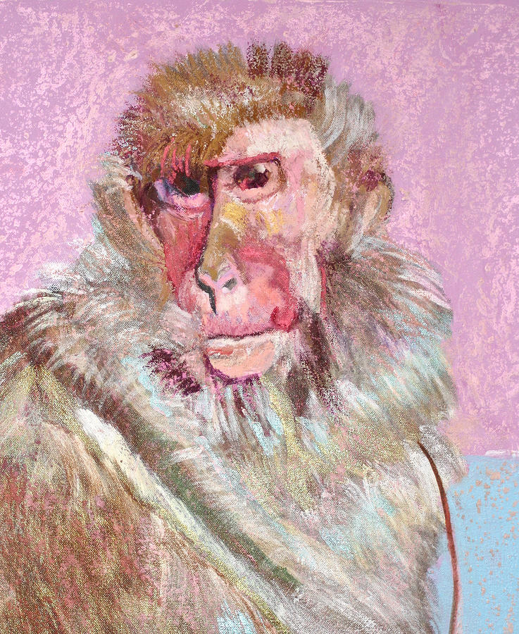 Macaque Painting by Jamie Downs