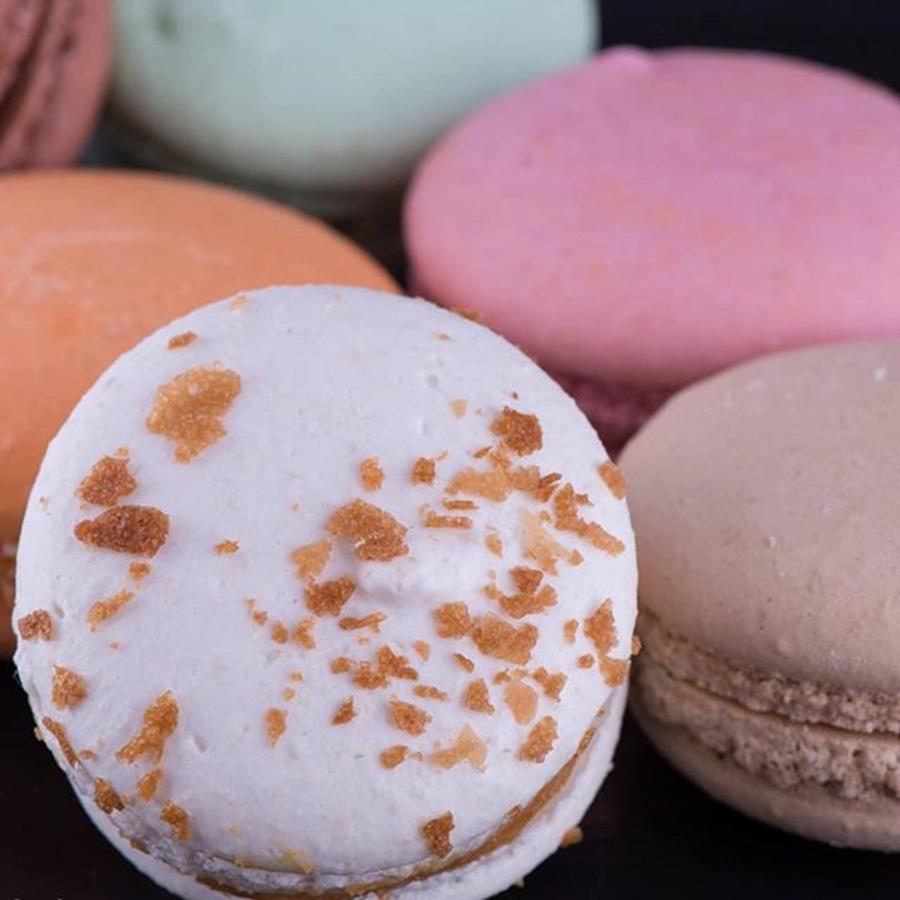 Cookie Photograph - Macaroons From Cafe Francais In Tucson by Michael Moriarty