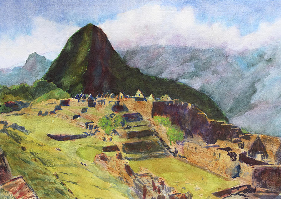 Macchu Pichu Painting by Melanie Harman