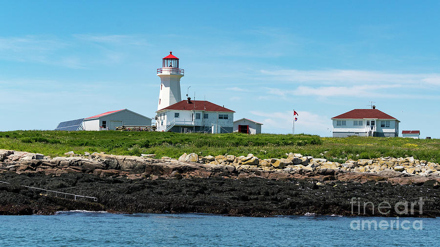 Machias Seal Island Lighthouse Photograph by Craig Shaknis