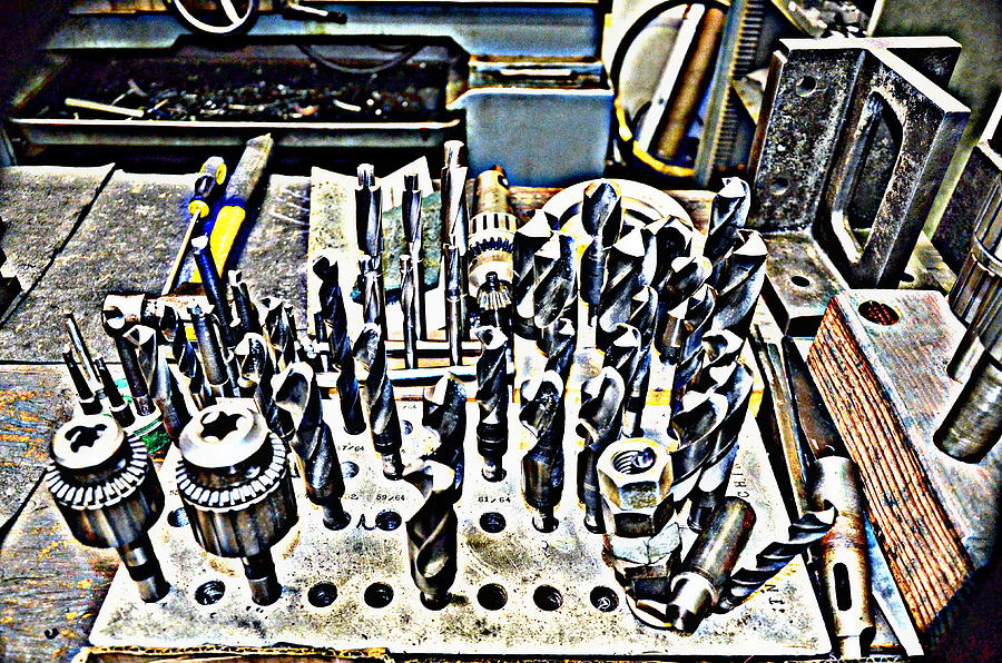 Machinist Shop Tools Series 2 Photograph by Antonia Citrino