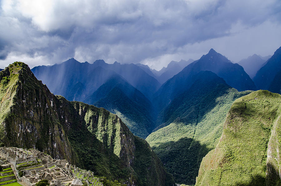 Machu Picchu - Andes Mtns - South America Photograph by Jon Berghoff ...