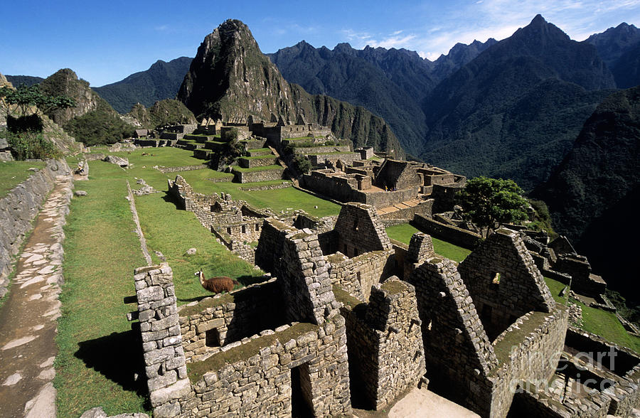 Machu Picchu residential sector Photograph by James Brunker
